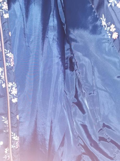 2x kvietkovaná hrubá vetrovka ff, 164