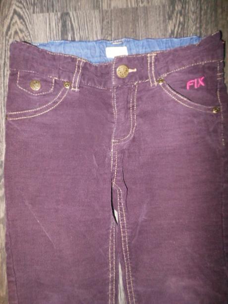 Baklažánové menžestráky fix, fixoni,116