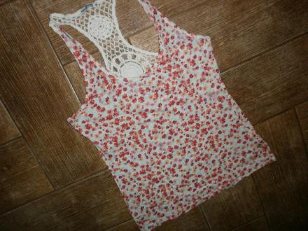 Tielko s háčkovanou časťou terranova-m, terranova,m