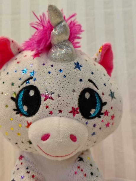 Plyšový trblietavý jednorožec, star sparkle, 31 cm,