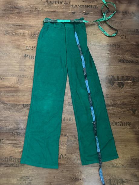 Netradičné froté nohavice leger, 34