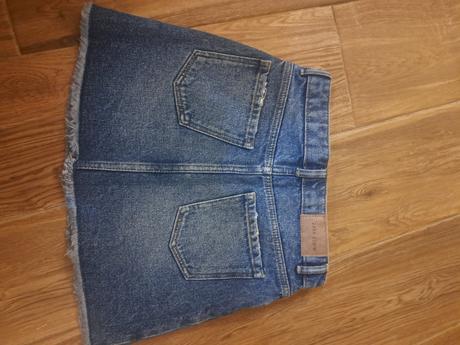 Dievčenká riflova sukňa, zara,122