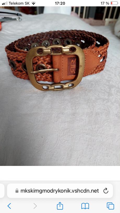 Kožený opasok, retro jeans