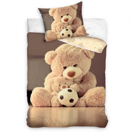 Obojstr. bavlnené obliečky carbotex plyšový macko, šírka (cm): 140,dĺžka (cm): 200