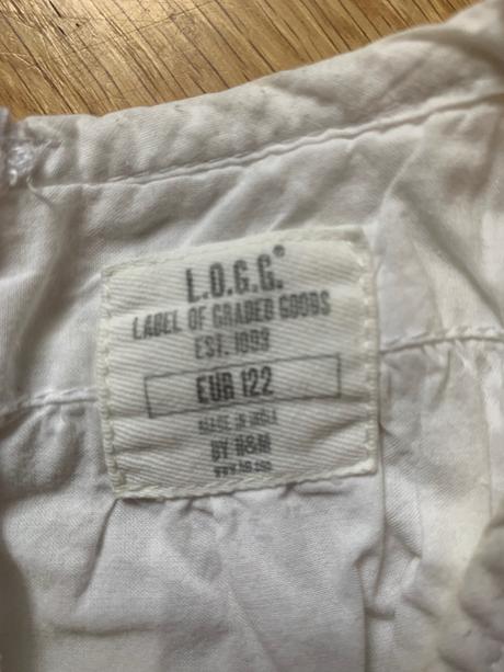 Biele šaty veľ. 122, next,122