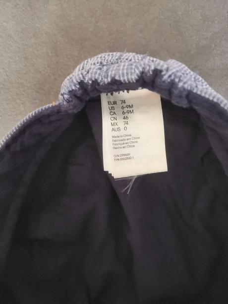 Detské šiltovky, h&m,74