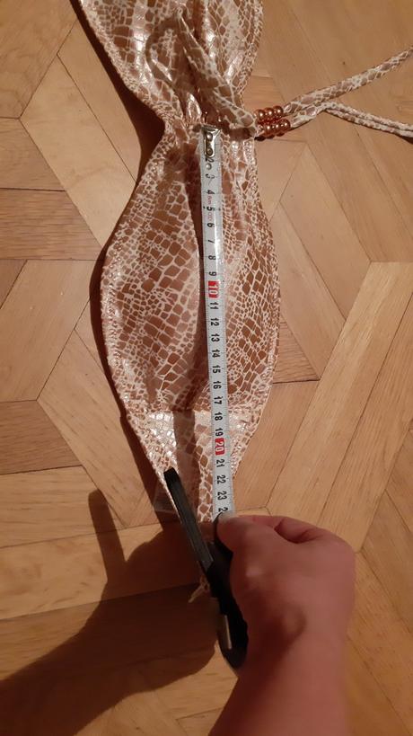 Plavky s imitáciou hadej kože, xl