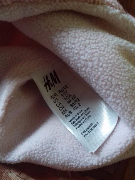 Zimna ciapocka 86/92, h&m,86