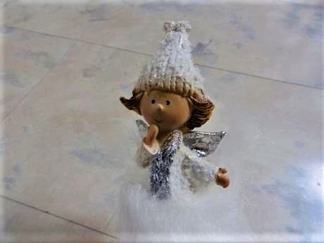 Vianočná anjelská rodina / 3 ks,