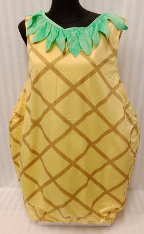 2 dielny kostým ananás pre dámy alebo pánov, s,