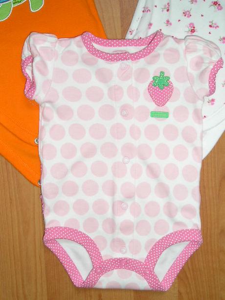 3x body pre princeznú, 0-3m - cena spolu, carter's,62