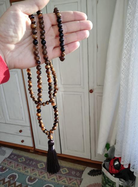 Náhrdelník s náramkom tigrie oko, 