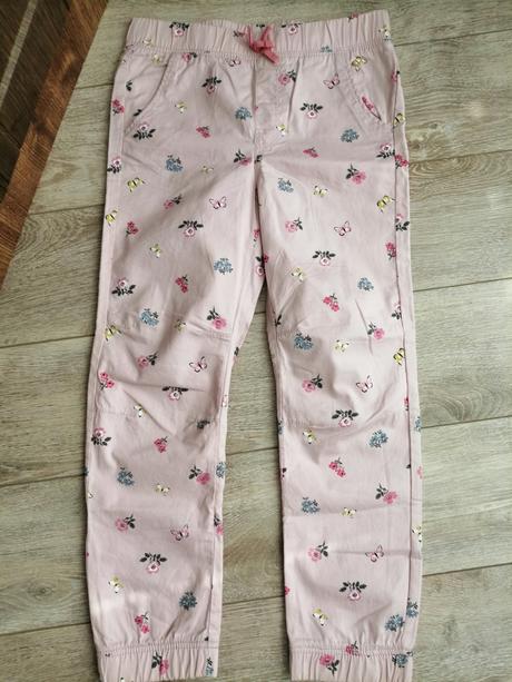 Kvetované nohavice, h&m,134
