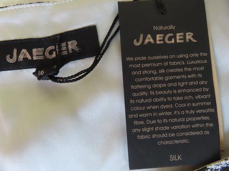 Dlhé hodvábne šaty jaeger, veľ.xl, xl