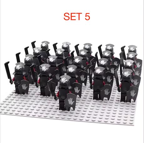 Figúrky pán prsteňov 5 typ lego, nové,