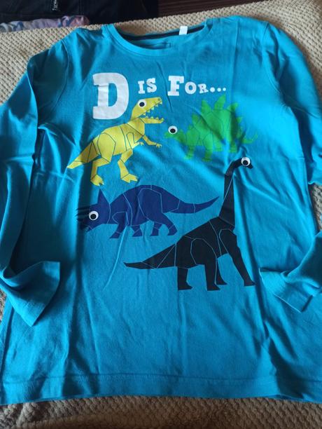 Triko dlhý rukáv, dinosaurus, 140, c&a,140