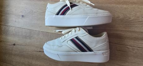 Kožené tenisky tommy hilfiger, tommy hilfiger,38