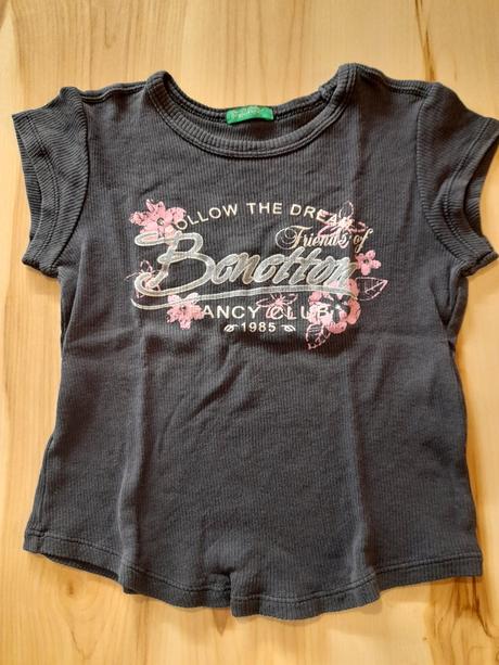 Šedé tričko benetton, benetton,104