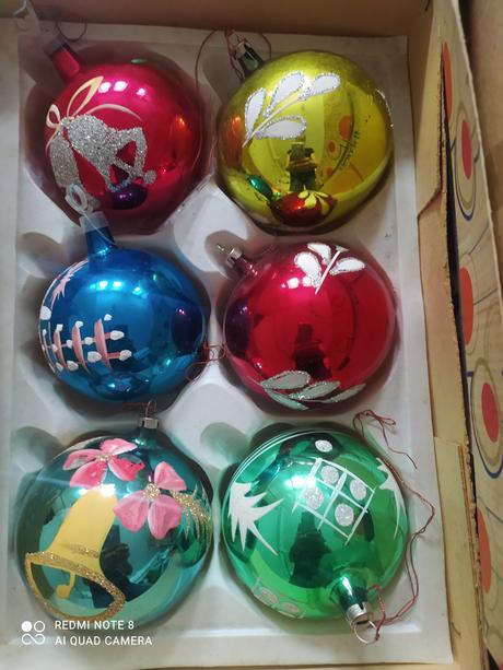 Retro vianočne gule  - 40eur, 