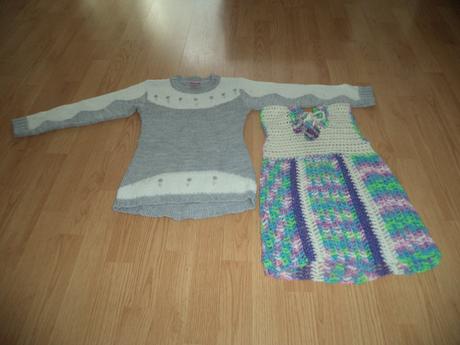 Sivobiely sveter s vestou, kids club,134