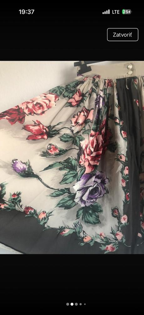 Sportmax silk hodvab hodvabna sukna prekrasna moti, s