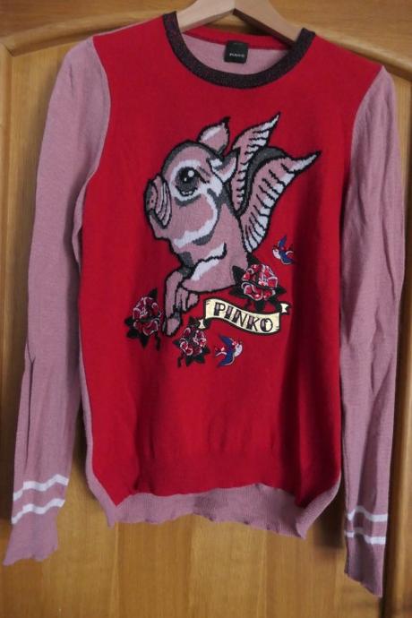 Pinko original krasny,kvalitny,jedinecny sveter m, pinko,m