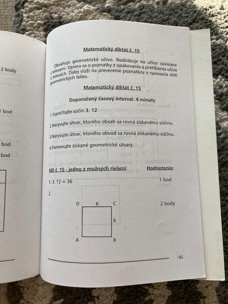Zbierka matematických diktátov pre 4. ročník zš,