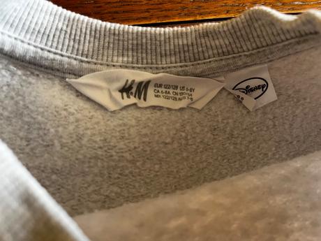 Teplejšia mikinka bella kráska a zviera, h&m,122