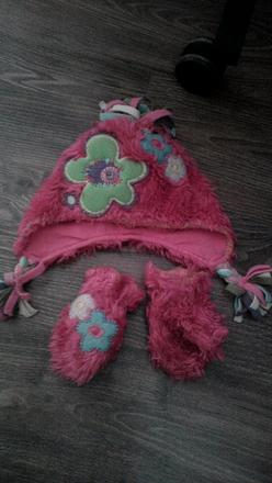 Tepla ciapka s rukavicami, 80