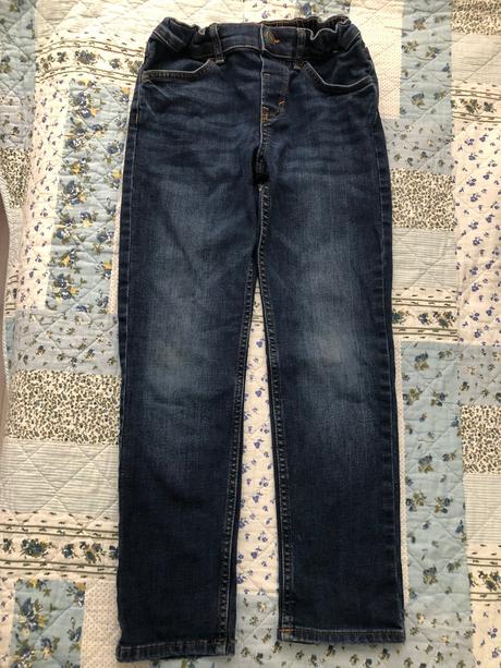 Chlapčenské džínsy 134, denim,134