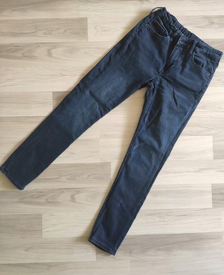 Rifle tmavomodré chalanske, h&m,152