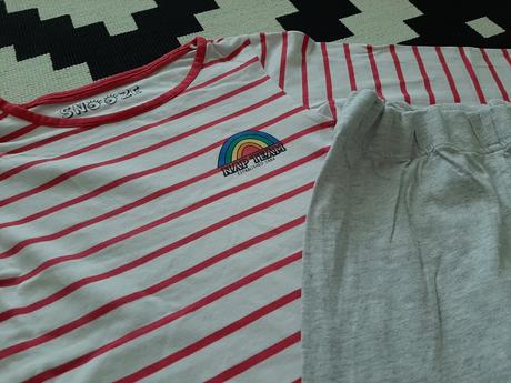 Nádherné kvalitné dievčenské pyžamko m&s na 6-8r., marks & spencer,128