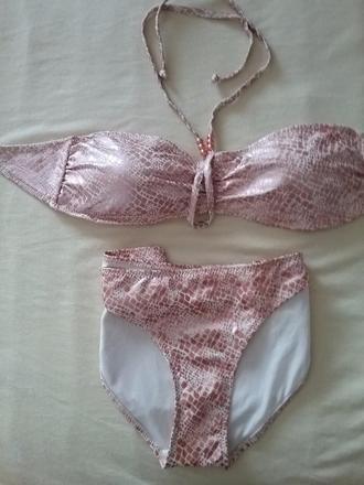 Plavky s imitáciou hadej kože, xl