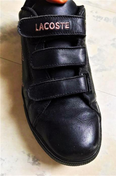 Kožené botasky č.40,5, lacoste,40