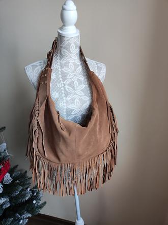 Dámska kožená kabelka genuine leather, 