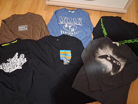 Tričká 146/152, h&m,146