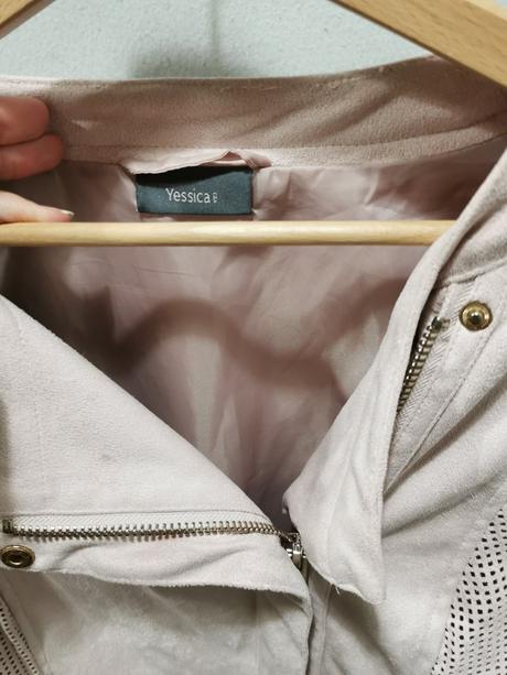 Prechodná bunda, imitácia kože, c&a,40