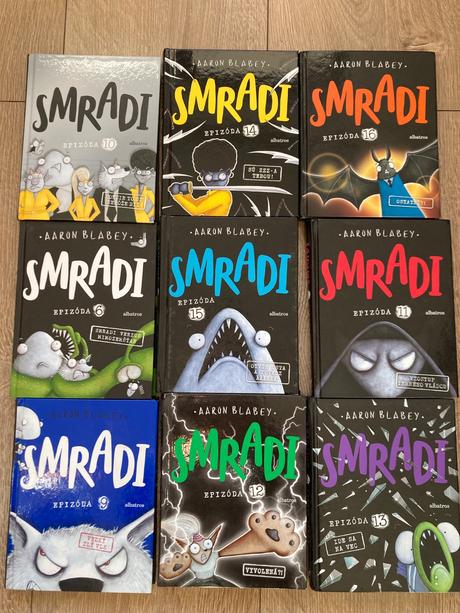 Sada kníh smradi 4ks rôzne casti, 