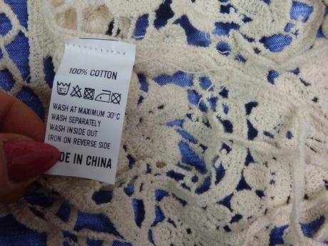 Kvalitný čipkovaný top, m