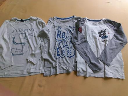 Trička z dlhym rukavom, 128