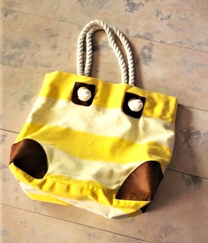 Letná taška z celtoviny, h&m