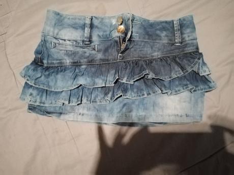 Dámske mini sukňa riflova, 26