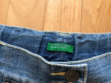 Riflová sukňa benetton č 160, benetton,158