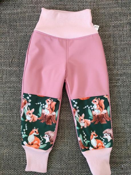 Zimušne softshellove nohavice, 74 - 140