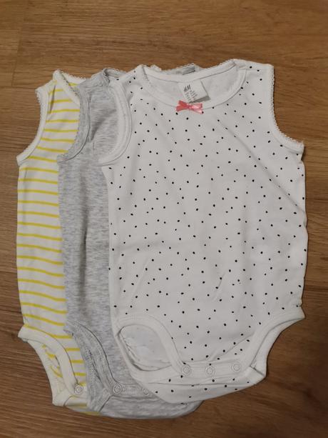 Tielka - body 3pack, h&m,68