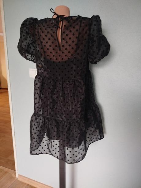 Šaty nariasene, h&m,m
