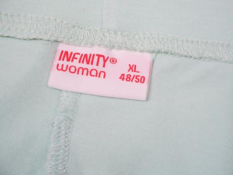 Kvalitné dámske legíny s čipkou infinity, xl