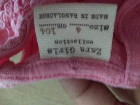 Tielko zara lososové s čipkou 104, zara,98