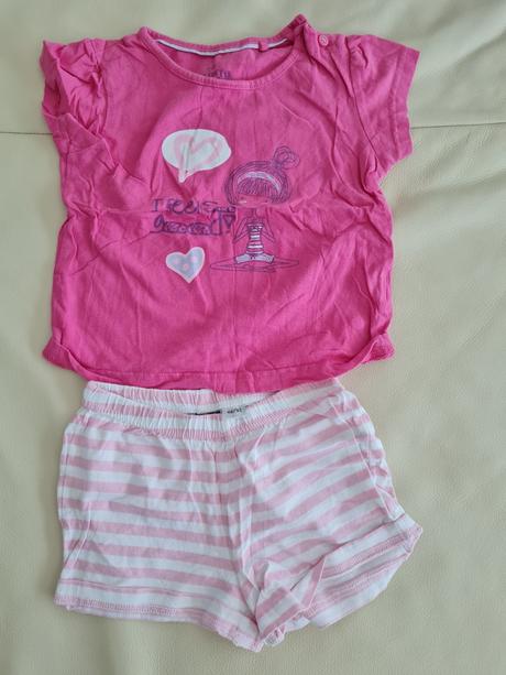 Dievčenské pyžamo krátke, lupilu,92
