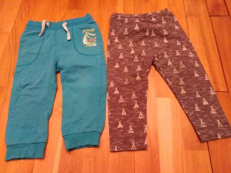 Teplaky 2 ks velk. 86 cm, next,86